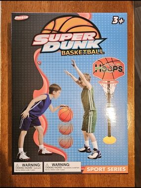 Basketball Hoop - Orange Kids Basketball Set